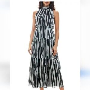 SOCIALITE NWT MAXI DRESS SZ MEDIUM COLORFUL CHIFFON